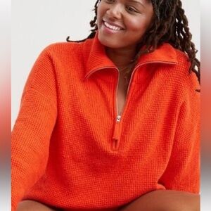 Aerie 🧡half Zip-Up Sweater